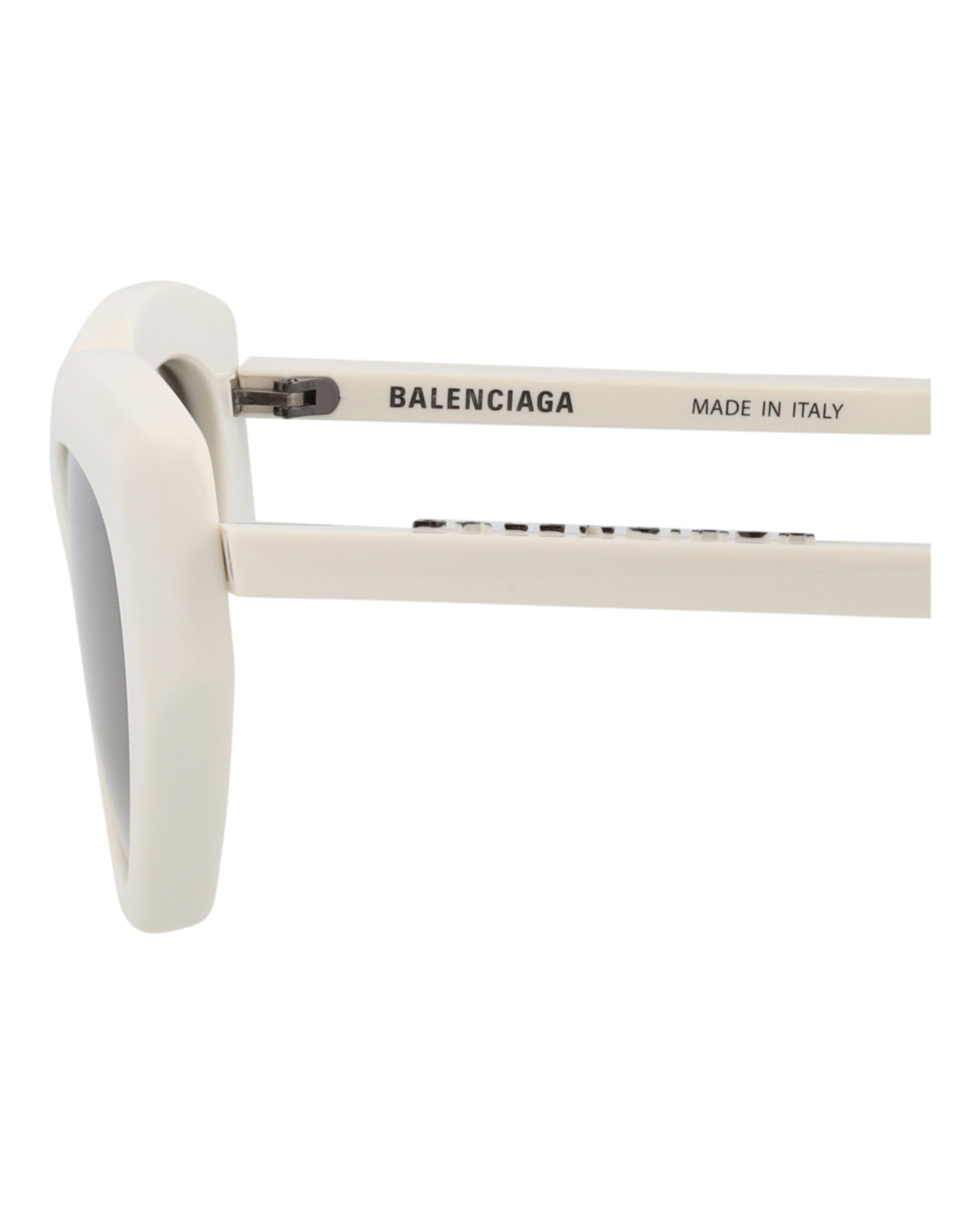 Balenciaga Balenciaga Womens Cat Eye Ivory Ivory Grey Fashion Designer Eyewear