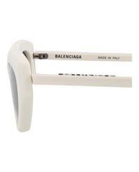 Balenciaga Balenciaga Womens Cat Eye Ivory Ivory Grey Fashion Designer Eyewear