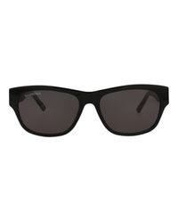 Balenciaga Balenciaga Mens Square/Rectangle Black Black Grey Fashion Designer Eyewear