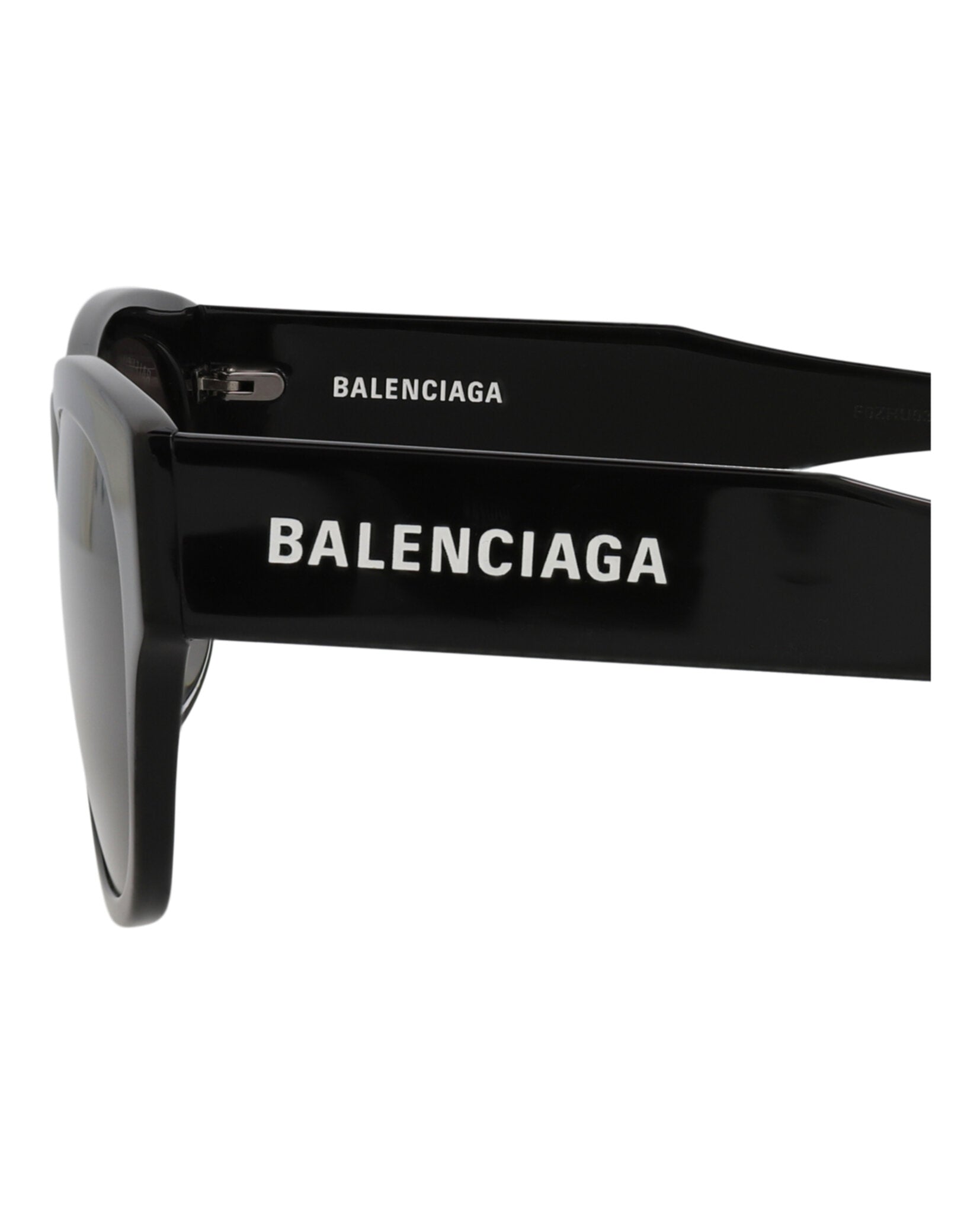 Balenciaga Balenciaga Mens Square/Rectangle Black Black Grey Fashion Designer Eyewear