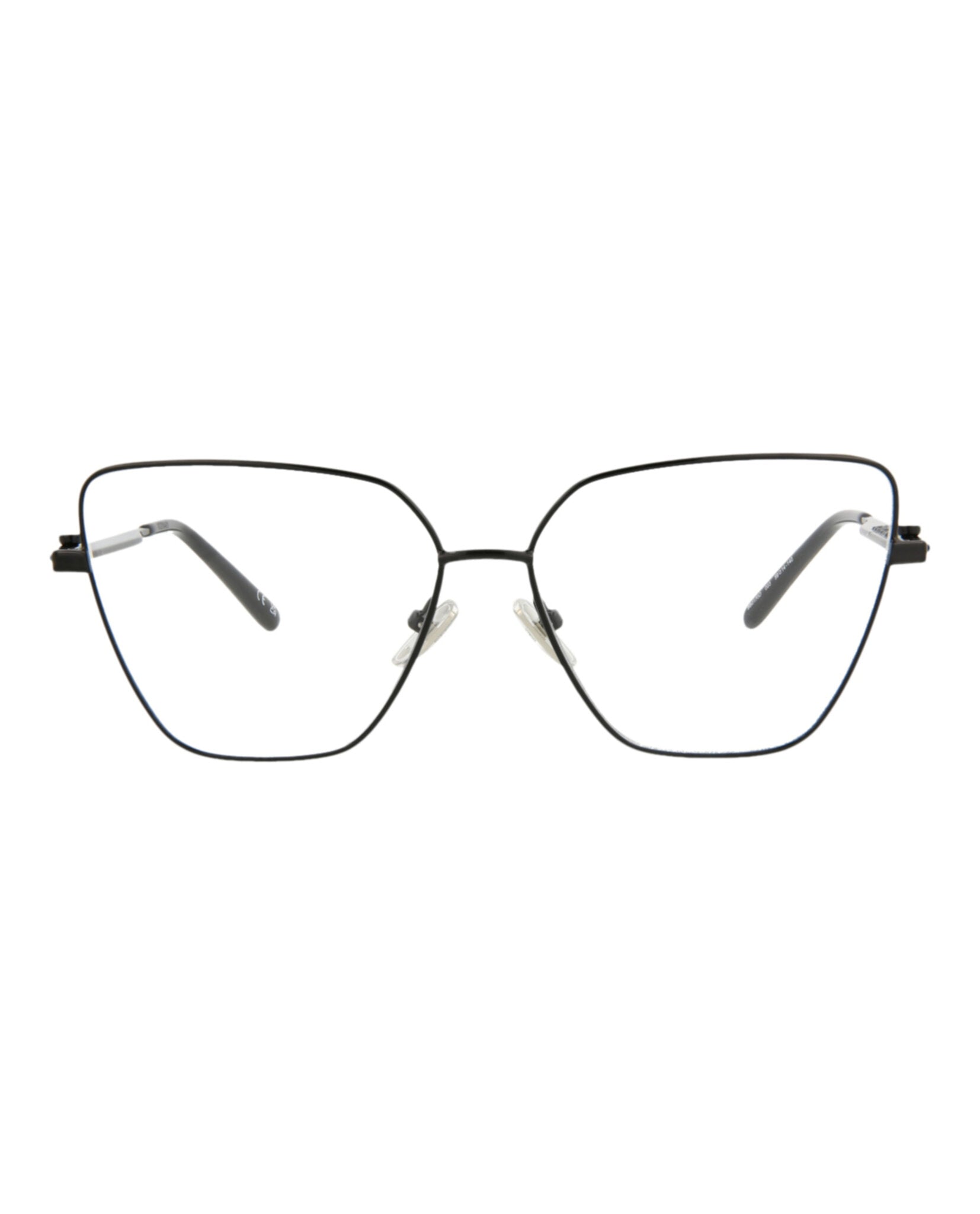 Balenciaga Womens Cat Eye Black Black Transparent Fashion Designer Eyewear