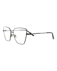Balenciaga Womens Cat Eye Black Black Transparent Fashion Designer Eyewear