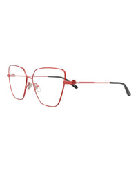 Balenciaga Womens Cat Eye Red Red Transparent Fashion Designer Eyewear