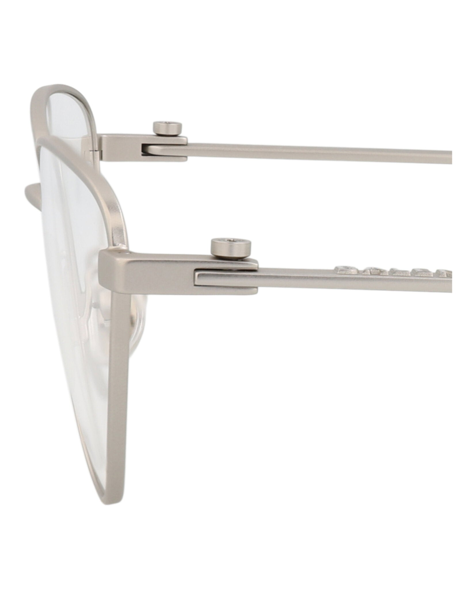 Balenciaga Womens Cat Eye Silver Silver Transparent Fashion Designer Eyewear