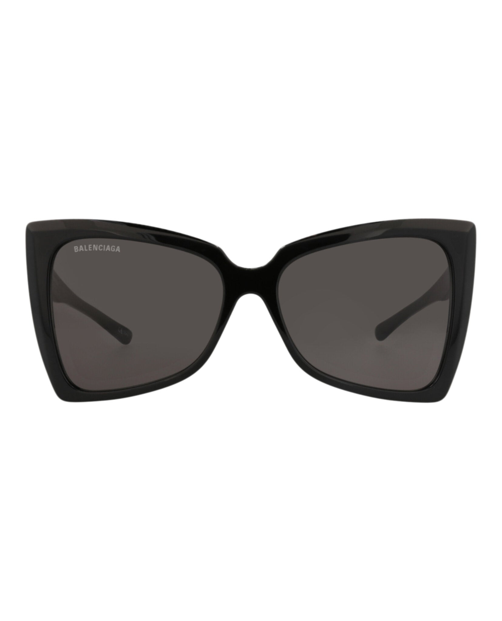 Balenciaga Balenciaga Womens Cat Eye Black Black Grey Fashion Designer Eyewear