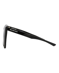 Balenciaga Balenciaga Womens Cat Eye Black Black Grey Fashion Designer Eyewear