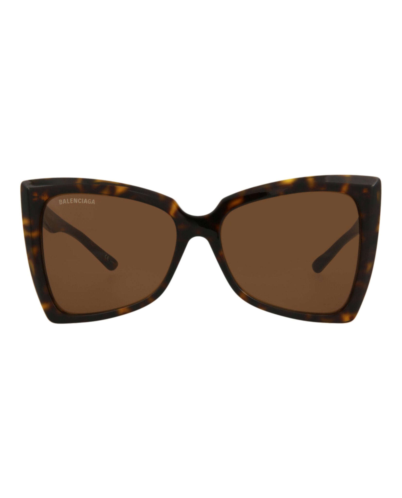 Balenciaga Womens Cat Eye Havana Havana Brown Fashion Designer Eyewear