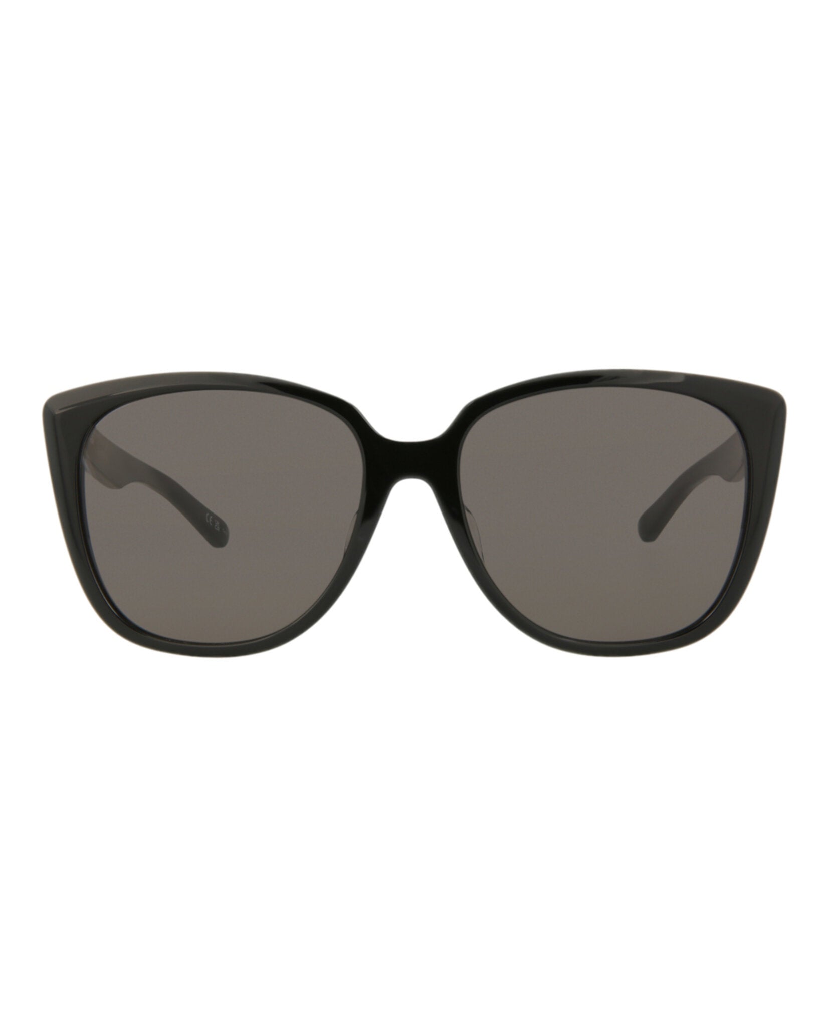 Balenciaga Womens Square/Rectangle Black Black Grey Fashion Designer Eyewear
