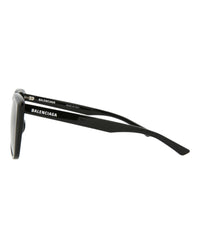 Balenciaga Womens Square/Rectangle Black Black Grey Fashion Designer Eyewear