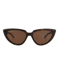 Balenciaga Womens Cat Eye Havana Havana Brown Fashion Designer Eyewear