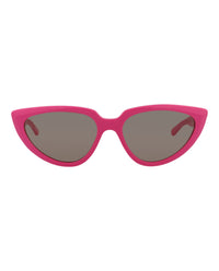 Balenciaga Balenciaga Womens Cat Eye Fuchsia Fuchsia Brown Fashion Designer Eyewear