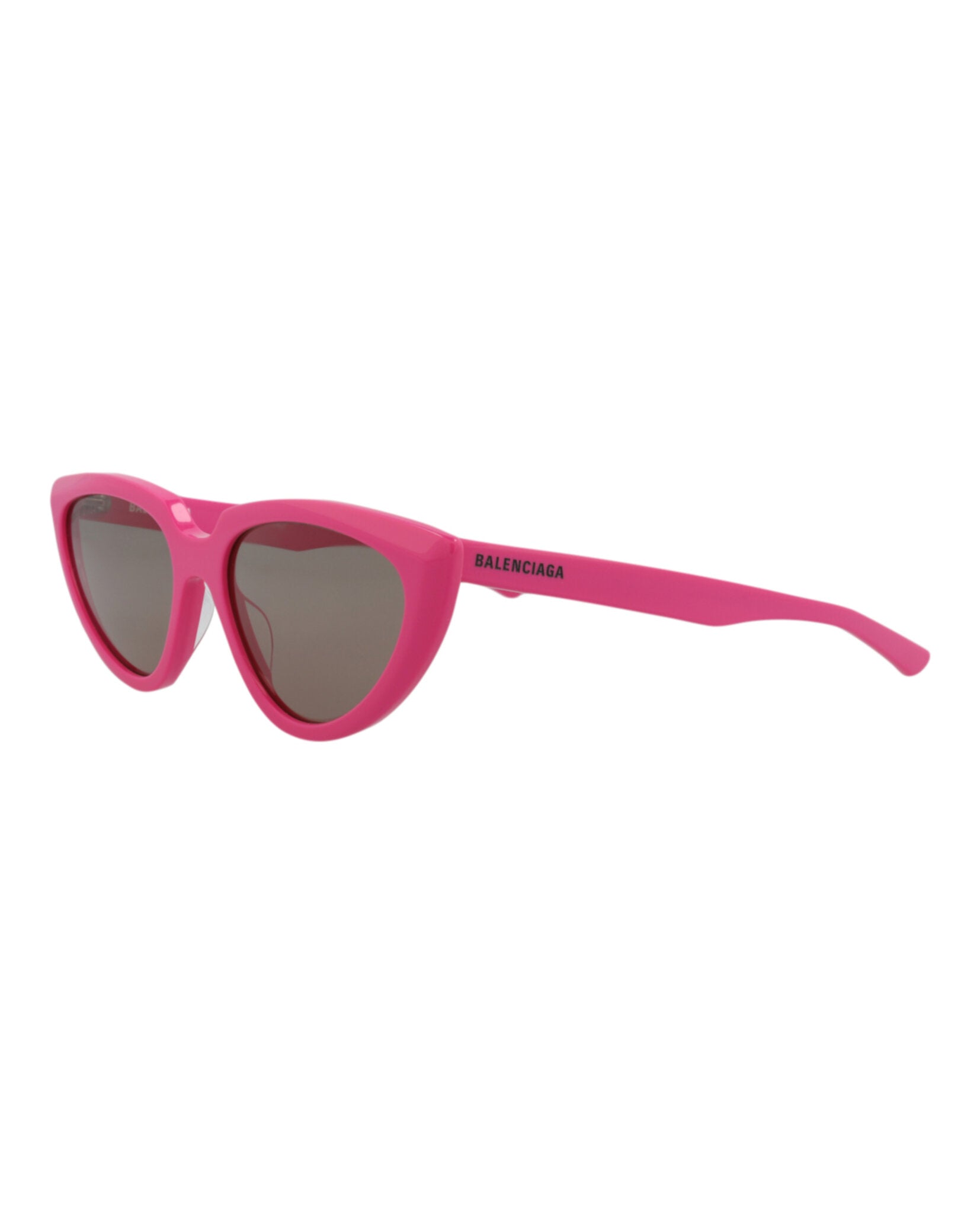 Balenciaga Balenciaga Womens Cat Eye Fuchsia Fuchsia Brown Fashion Designer Eyewear