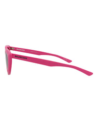 Balenciaga Balenciaga Womens Cat Eye Fuchsia Fuchsia Brown Fashion Designer Eyewear