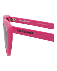 Balenciaga Balenciaga Womens Cat Eye Fuchsia Fuchsia Brown Fashion Designer Eyewear