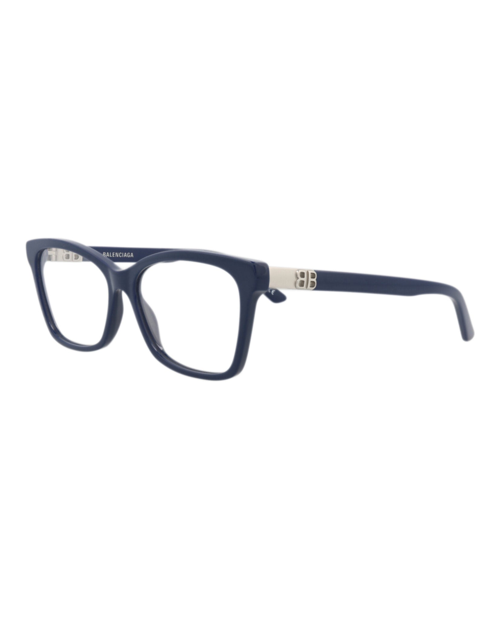 Balenciaga Womens Square/Rectangle Blue Blue Transparent Fashion Designer Eyewear
