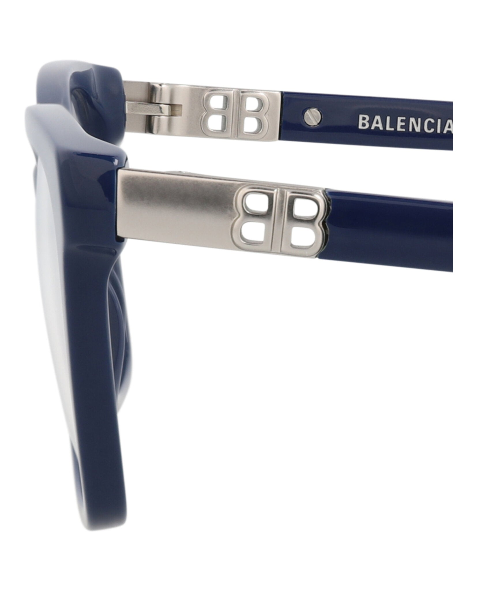 Balenciaga Womens Square/Rectangle Blue Blue Transparent Fashion Designer Eyewear