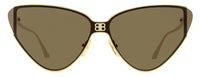 Balenciaga Cateye Sunglasses BB0191S 002 Gold 99mm
