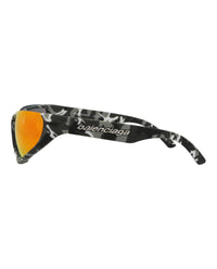 Balenciaga Unisex Shield/Wrap Grey Grey Red Fashion Designer Eyewear