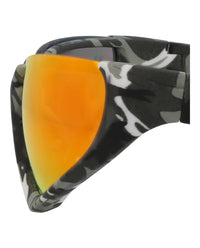 Balenciaga Unisex Shield/Wrap Grey Grey Red Fashion Designer Eyewear