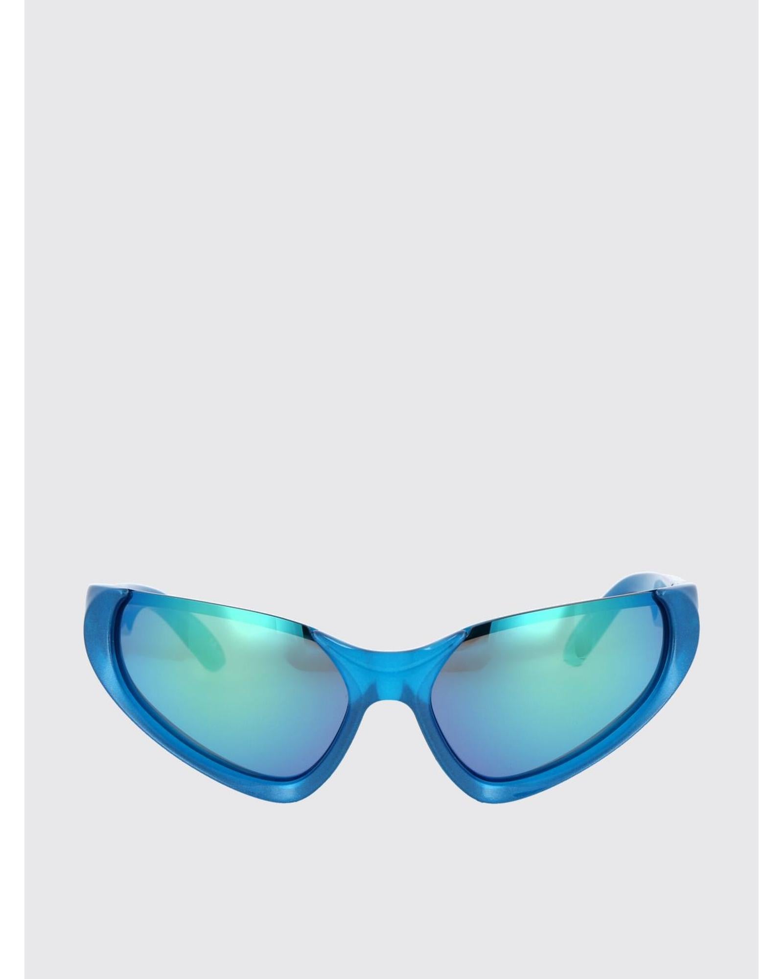 サングラス BALENCIAGA Woman Sunglasses Blue BB0202S 003 Balenciaga BB0202S 003 G788 Mirrored Sunglasses Women Blue