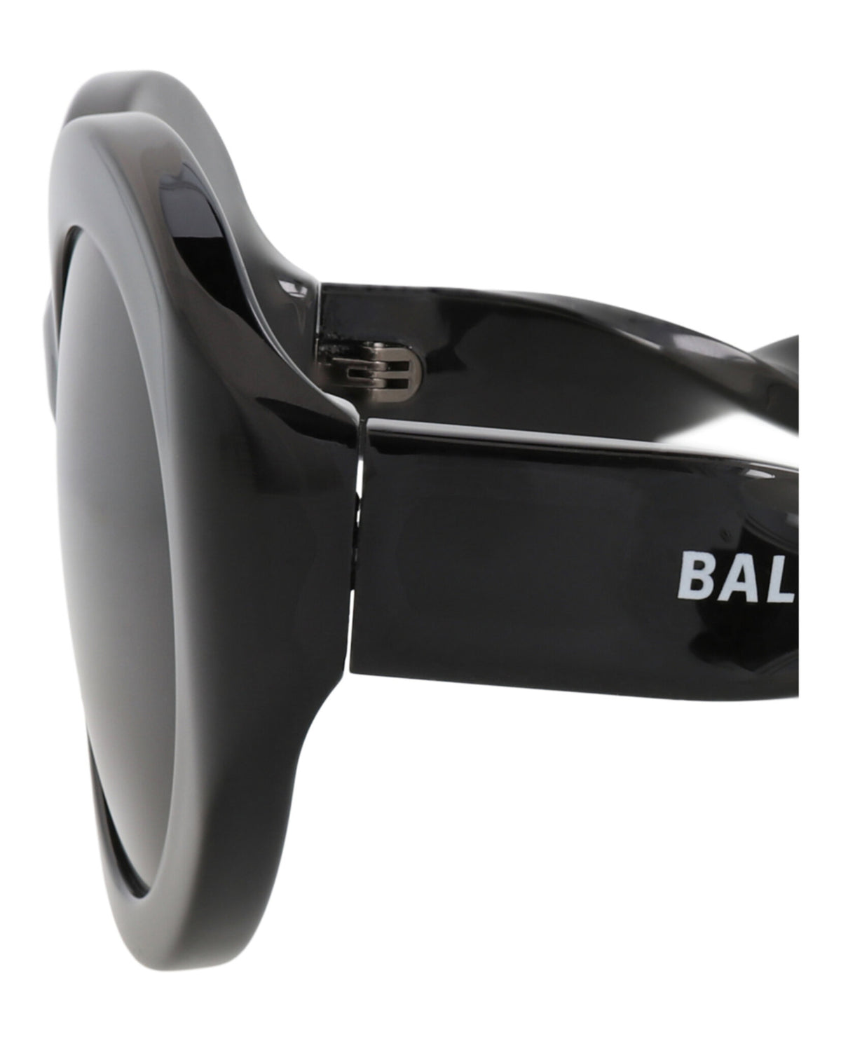 Balenciaga Womens Round/Oval Black Black Grey Fashion Designer Eyewear