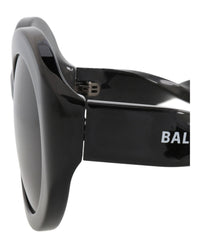 Balenciaga Womens Round/Oval Black Black Grey Fashion Designer Eyewear