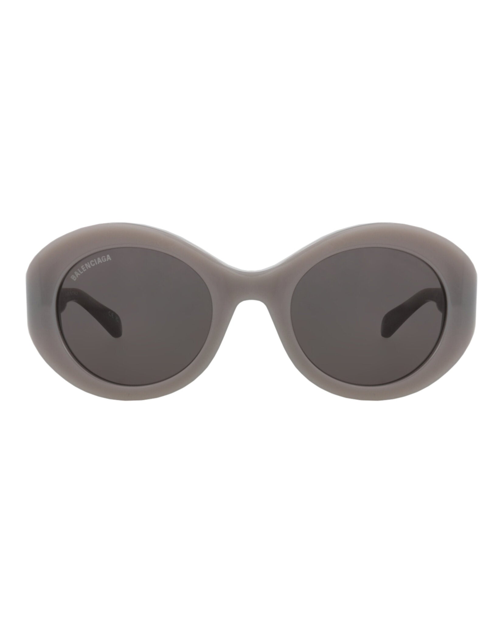 Balenciaga Balenciaga Womens Round/Oval Grey Grey Grey Fashion Designer Eyewear