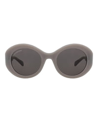 Balenciaga Balenciaga Womens Round/Oval Grey Grey Grey Fashion Designer Eyewear