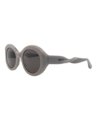 Balenciaga Balenciaga Womens Round/Oval Grey Grey Grey Fashion Designer Eyewear