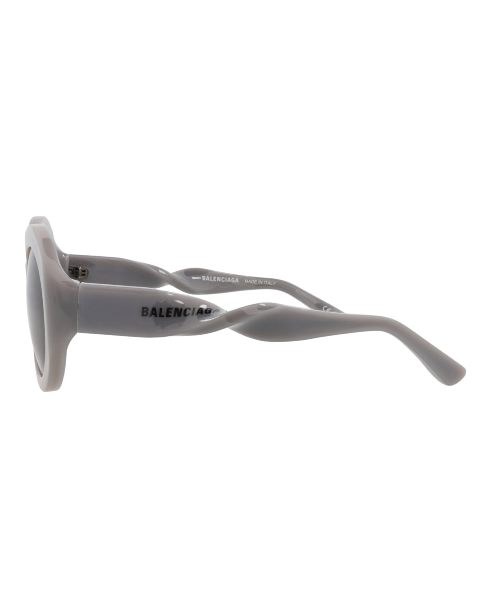 Balenciaga Balenciaga Womens Round/Oval Grey Grey Grey Fashion Designer Eyewear
