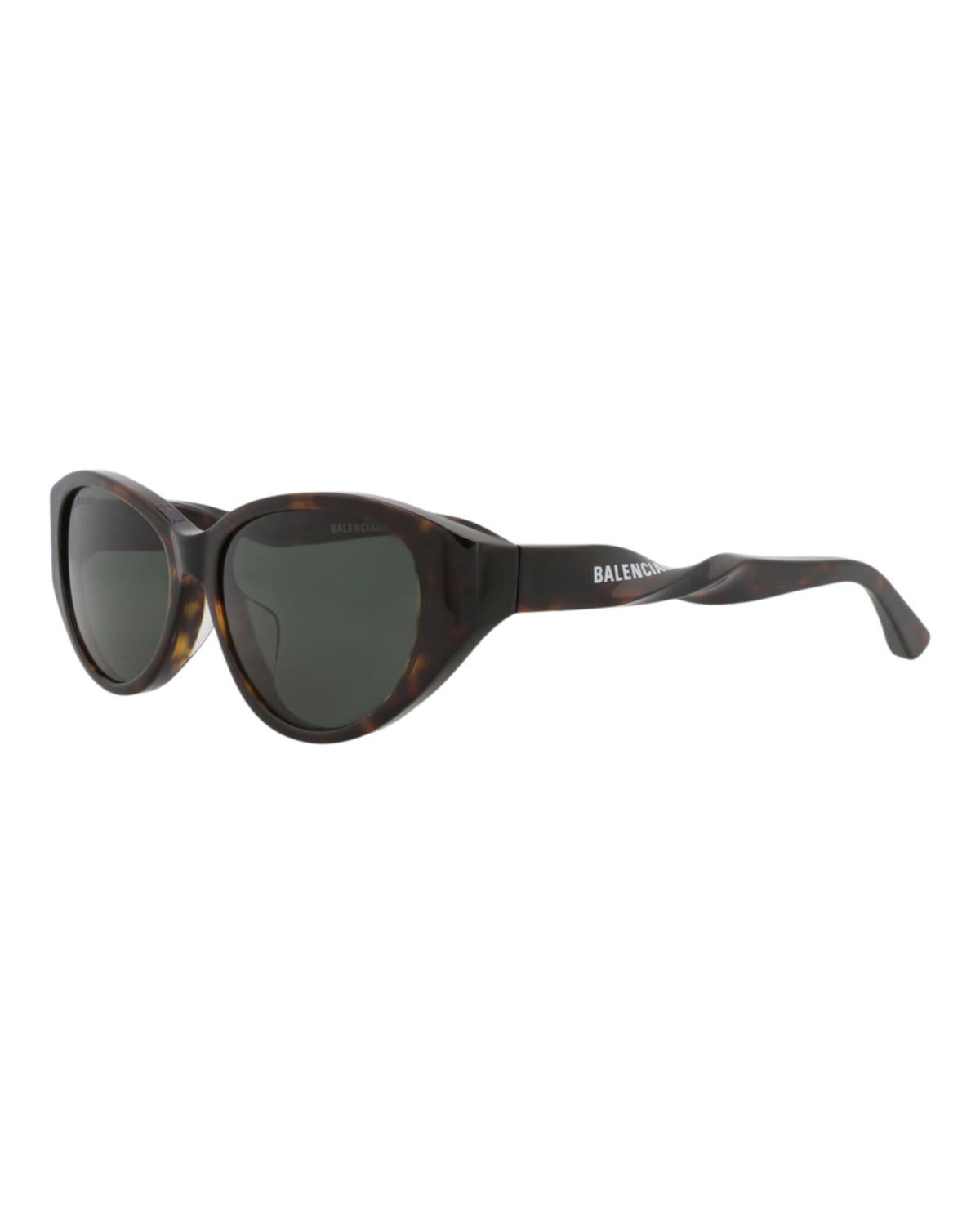 Balenciaga Balenciaga Womens Round/Oval Havana Havana Green Fashion Designer Eyewear