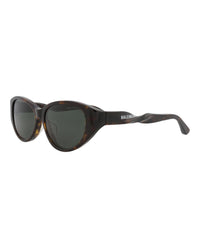 Balenciaga Balenciaga Womens Round/Oval Havana Havana Green Fashion Designer Eyewear