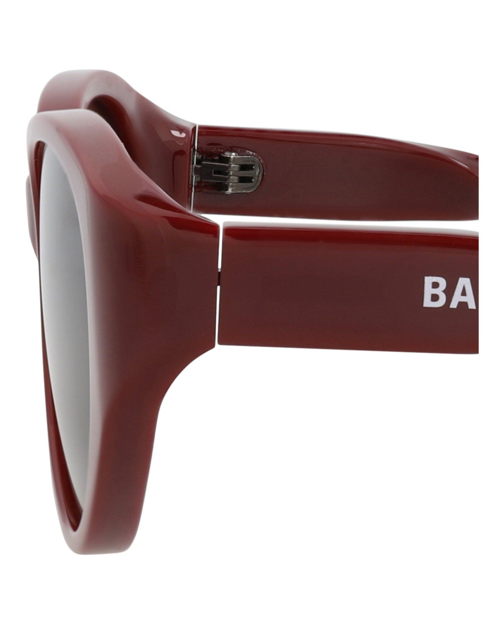 Balenciaga Balenciaga Womens Round/Oval Burgundy Burgundy Grey Fashion Designer Eyewear