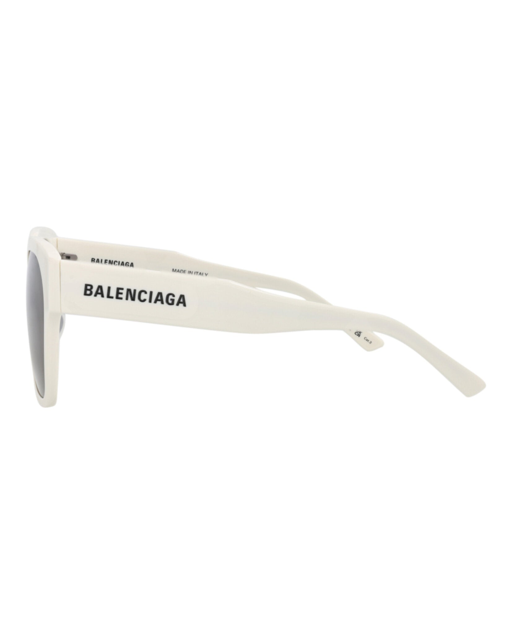Balenciaga Balenciaga Unisex Square/Rectangle Ivory Ivory Grey Fashion Designer Eyewear