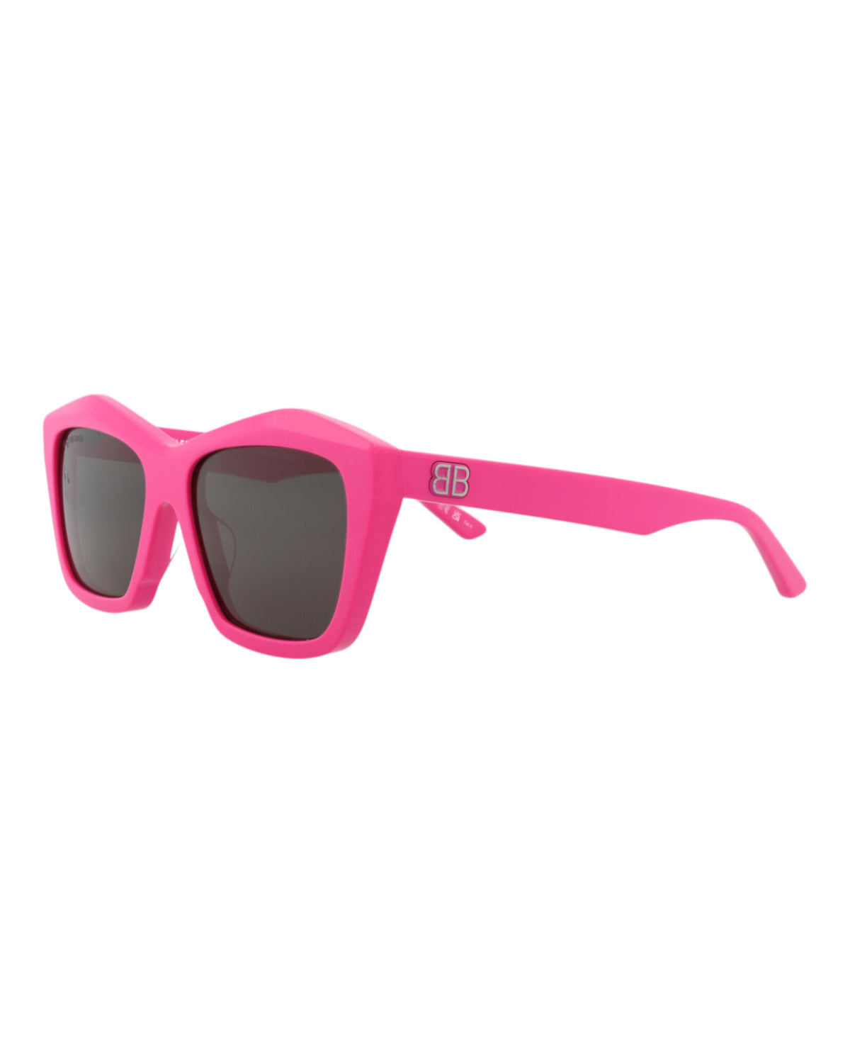 Balenciaga Womens Square/Rectangle Fuchsia Fuchsia Grey Fashion Designer Eyewear