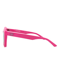 Balenciaga Womens Square/Rectangle Fuchsia Fuchsia Grey Fashion Designer Eyewear