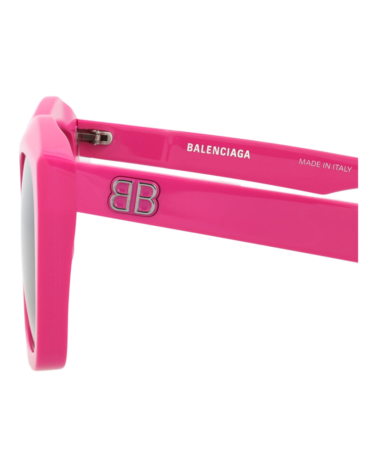 Balenciaga Womens Square/Rectangle Fuchsia Fuchsia Grey Fashion Designer Eyewear