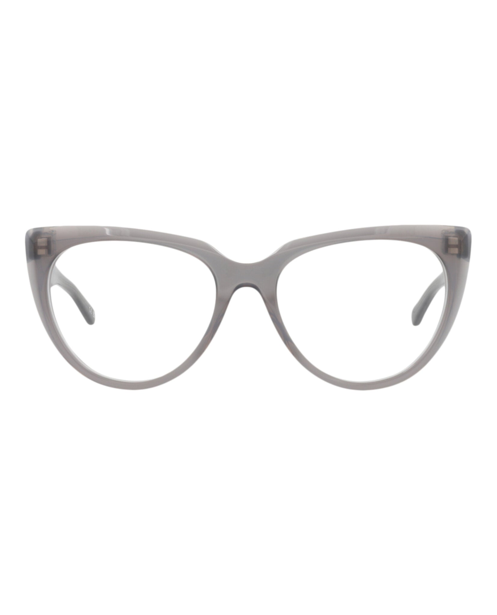 Balenciaga Womens Cat Eye Grey Grey Transparent Fashion Designer Eyewear
