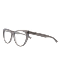 Balenciaga Womens Cat Eye Grey Grey Transparent Fashion Designer Eyewear
