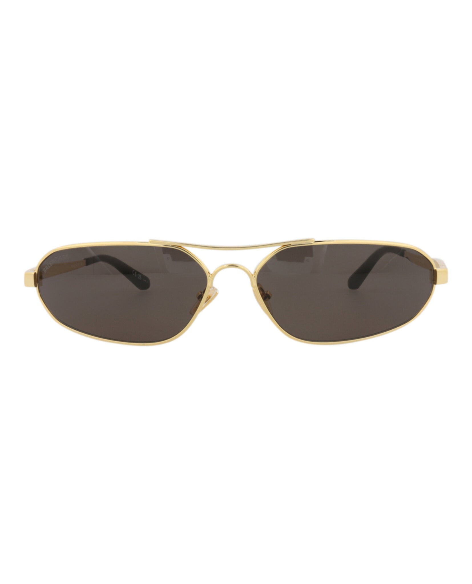 Balenciaga Balenciaga Mens Shield/Wrap Gold Gold Grey Fashion Designer Eyewear