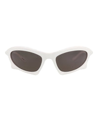 Balenciaga Mens Shield/Wrap White White Grey Fashion Designer Eyewear