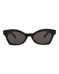 Balenciaga Balenciaga Womens Cat Eye Black Black Grey Fashion Designer Eyewear