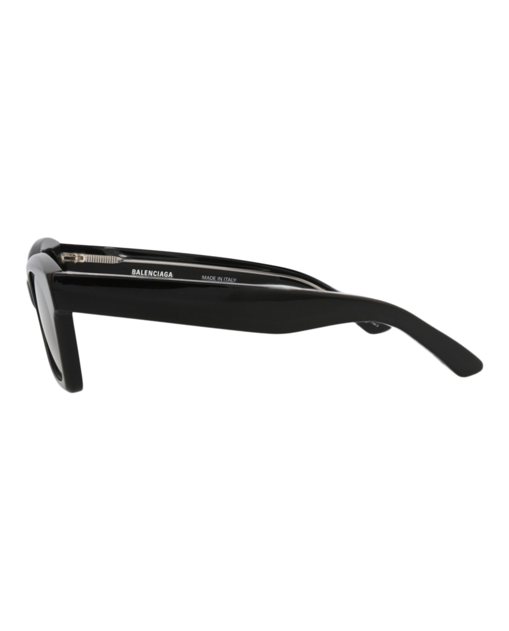 Balenciaga Balenciaga Womens Cat Eye Black Black Grey Fashion Designer Eyewear