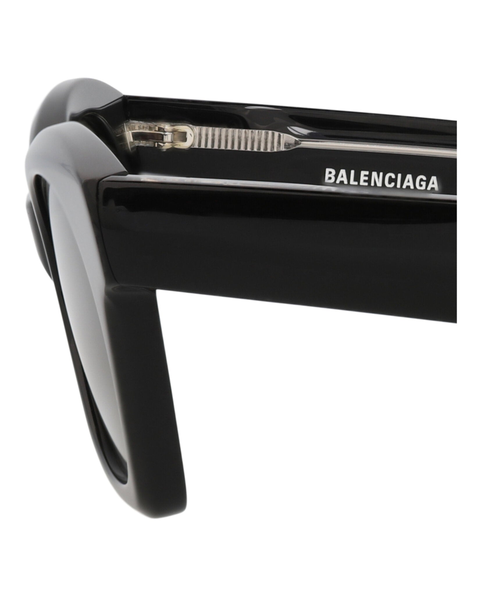 Balenciaga Balenciaga Womens Cat Eye Black Black Grey Fashion Designer Eyewear