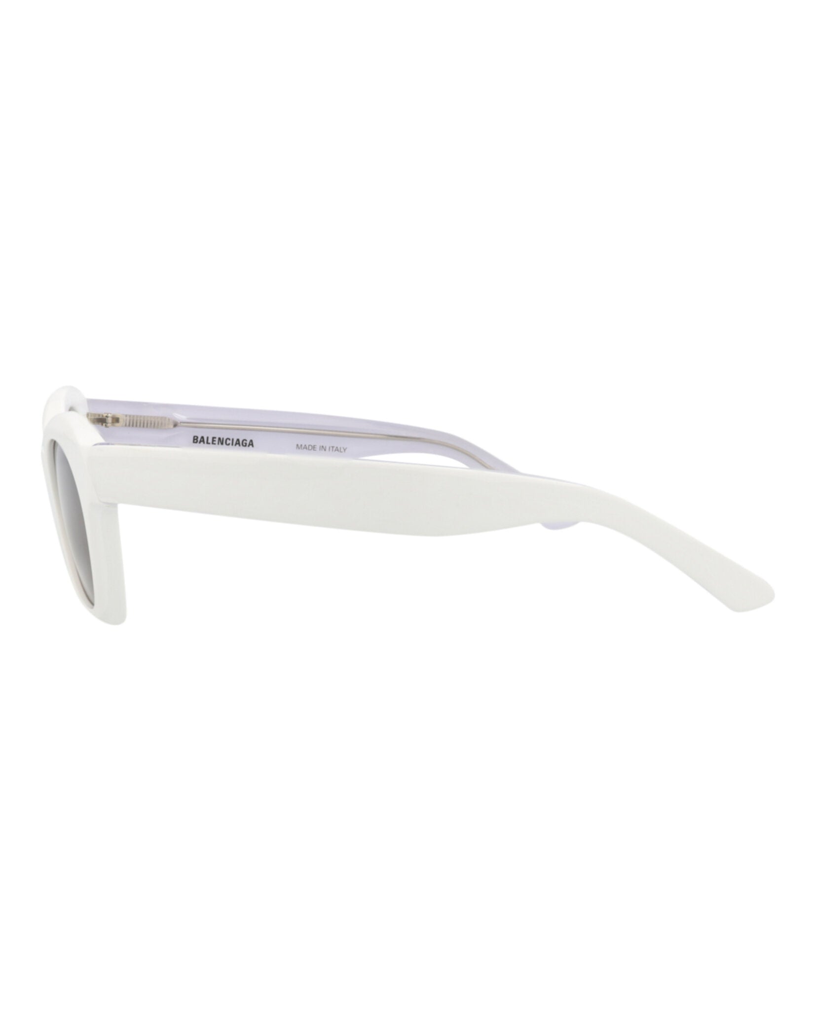 Balenciaga Balenciaga Womens Cat Eye White White Grey Fashion Designer Eyewear