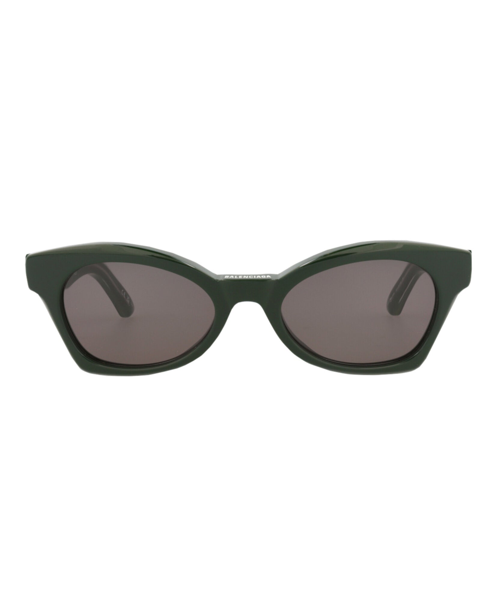 Balenciaga Womens Cat Eye Green Green Grey Fashion Designer Eyewear
