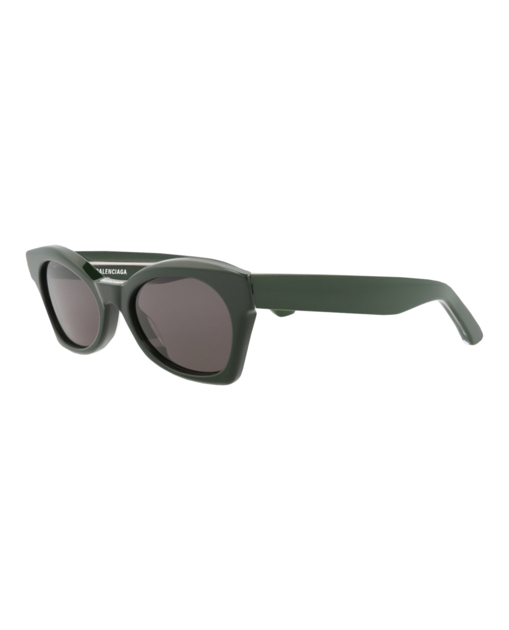 Balenciaga Womens Cat Eye Green Green Grey Fashion Designer Eyewear