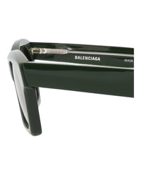 Balenciaga Womens Cat Eye Green Green Grey Fashion Designer Eyewear