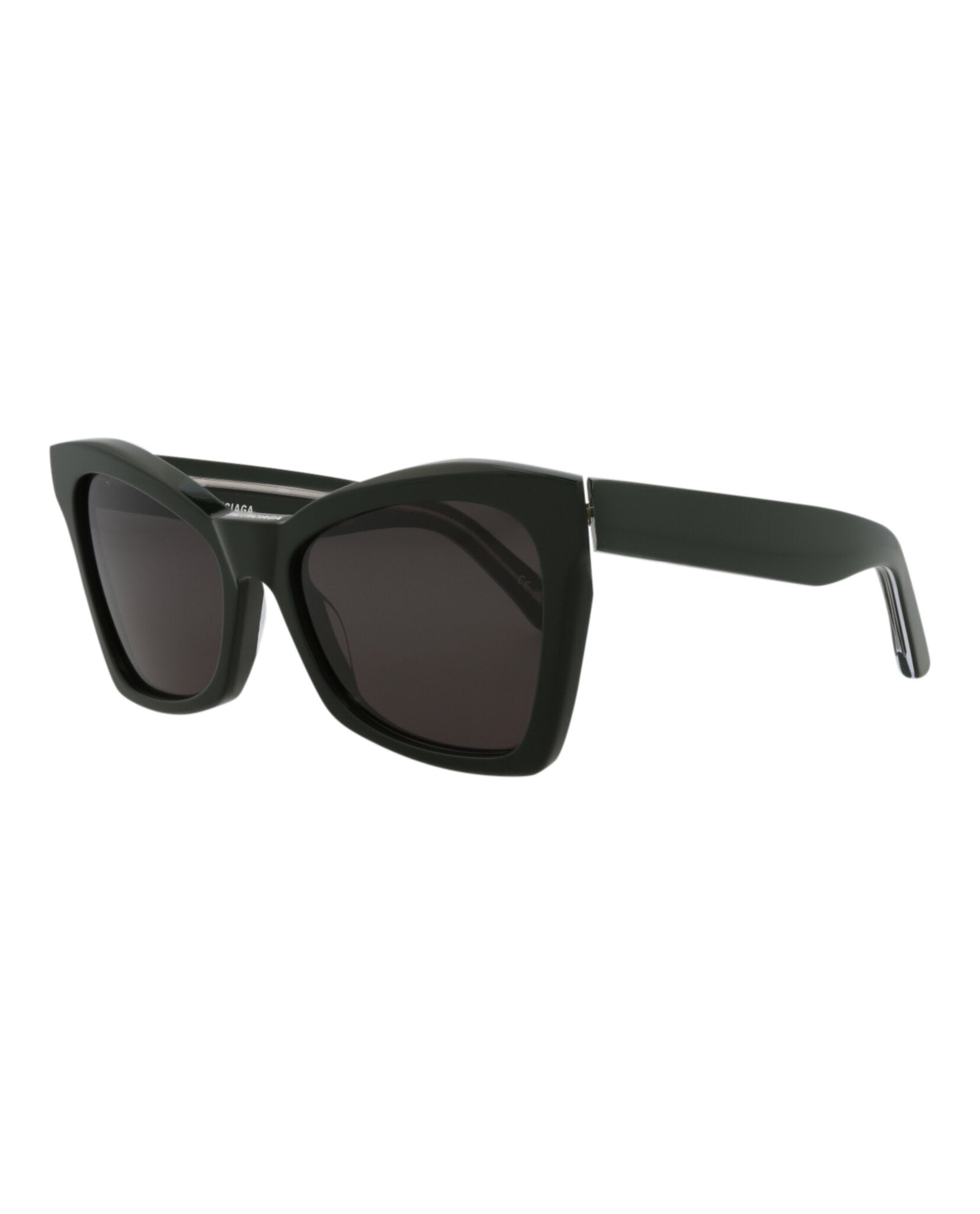 Balenciaga Balenciaga Womens Cat Eye Green Green Grey Fashion Designer Eyewear