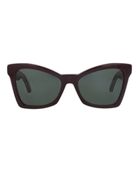 Balenciaga Balenciaga Womens Cat Eye Violet Violet Green Fashion Designer Eyewear